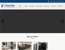 Tablet Screenshot of press-plus.net